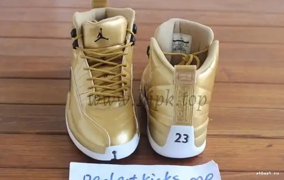 Authentic Air Gold 12 Jordan Pinnacle 0513